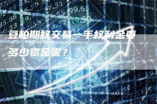 豆粕期权交易一手权利金要多少资金呢？